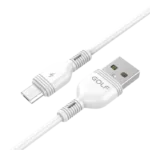 GOLF kabl USB-A na MicroUSB 2A, GC-75M, 1m, Beli