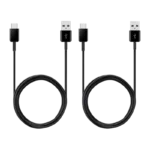 Samsung kabl USB-A na USB-C, 1.5m, 2 komada, (EP-DG930MBEGWW) Crni
