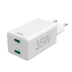 Hama brzi kućni punjač 35W, USB-C+USB-C, Beli