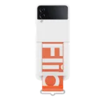 Zaštitna futrola sa kaišem za Z Flip4 Bela