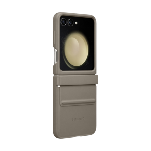 Kožna futrola za Galaxy Z Flip5 Siva