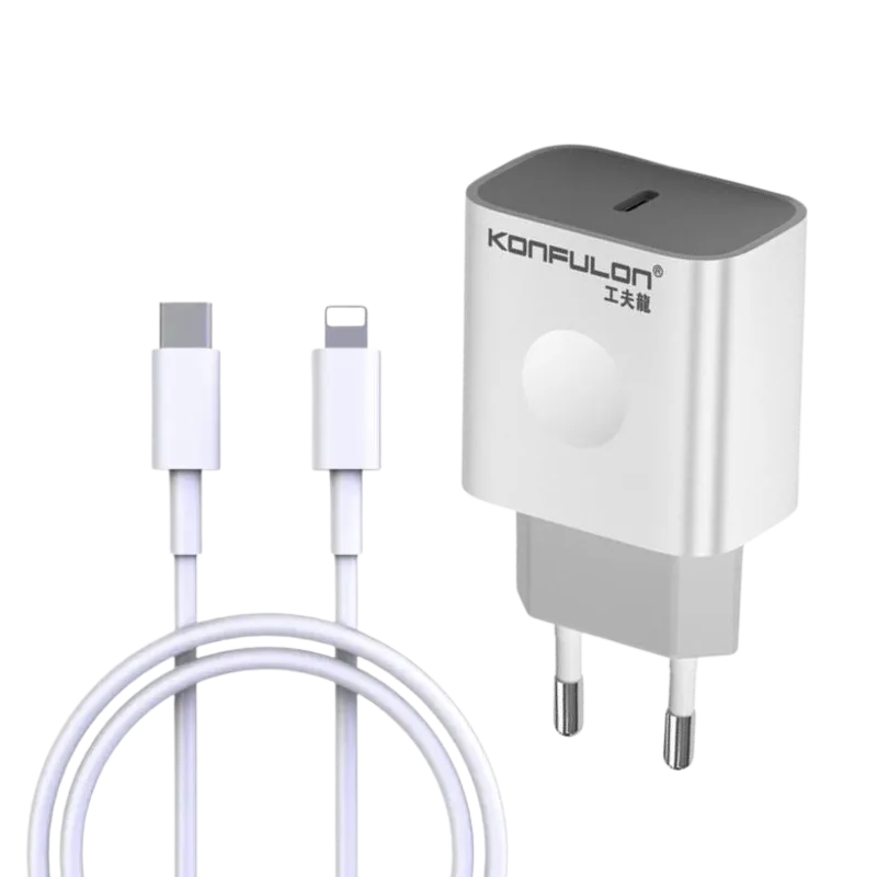 Konfulon kućni punjač sa Lightning kablom 20W