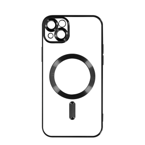 MagSafe silikonska maska iPhone 15 Crna Slika 1