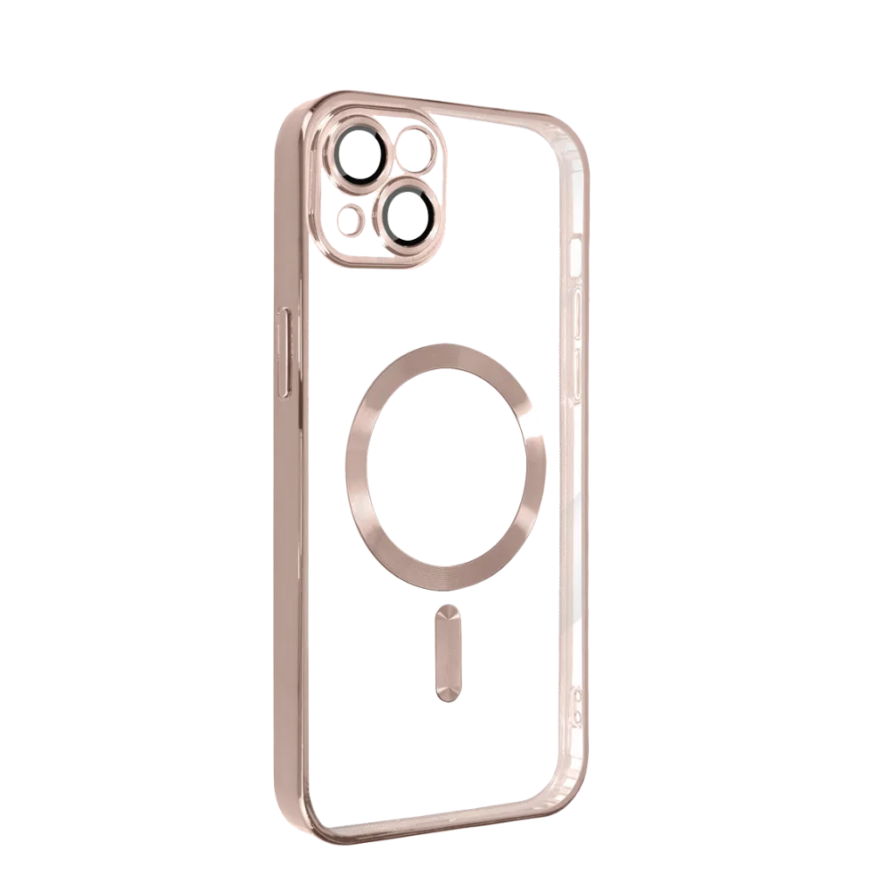 MagSafe silikonska maska iPhone 15 Lila Slika 2