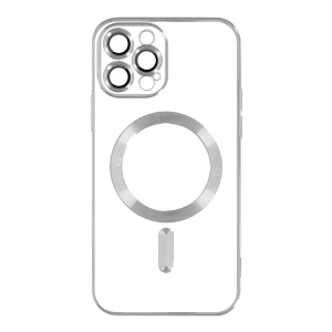 MagSafe futrola za iPhone 15 Pro Max Srebrna