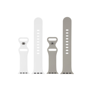 silikonska narukvica za Apple Watch Bela + Siva