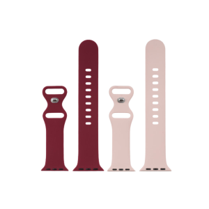 silikonska narukvica za Apple Watch Bordo + Roza