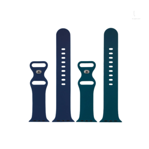 Silikonska narukvica za Apple Watch Plava + Zelena 42mm - 45mm Slika