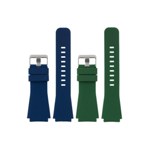 silikonska narukvica za sat Zelena + Plava 22mm