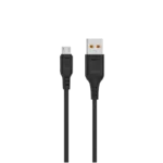 DENMEN kabl USB-A na MicroUSB (D01V) Crni