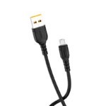 DENMEN kabl USB-A na MicroUSB (D08V) Crni