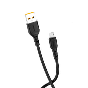 DENMEN kabl USB-A na MicroUSB (D08V) Crni