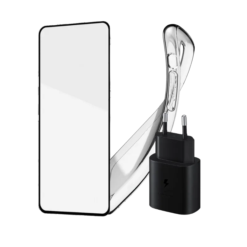 Dodatna oprema za Samsung Galaxy S24 (punjač + staklo + maska)