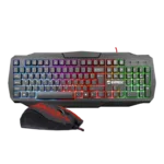 Everest KMX-86 gejmerska tastatura + miš Crna