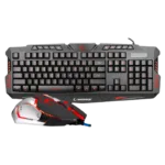 Rampage KM-R77 gejmerska tastatura + miš Crna