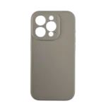 Silikonska futrola sa žaštitom za kamere za iPhone 15 Pro Natural