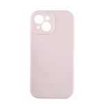 Silikonska futrola sa žaštitom za kamere za iPhone 15 Roze