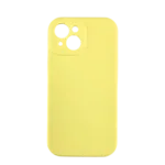Silikonska futrola sa žaštitom za kamere za iPhone 15 Žuta