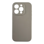 Silikonska futrola sa žaštitom za kamere za iPhone 15 Pro Max Natural