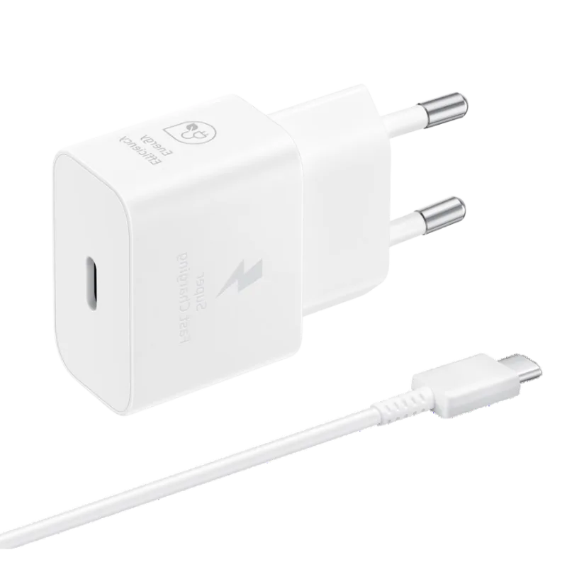 SAMSUNG punjač sa kablom od 25W T2510 Beli
