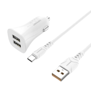 Denmen DZ06T auto punjač sa kablom USB-C