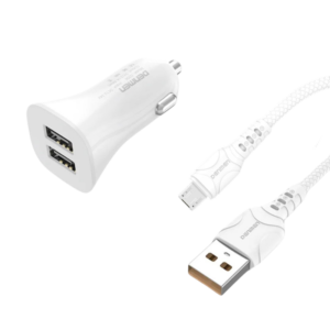 Denmen DZ06V auto punjač sa kablom MicroUSB