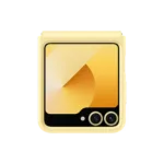 Kožna futrola za Z Flip6 Žuta