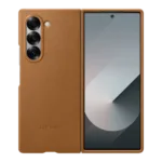 Kožna futrola za Z Fold6 Braon