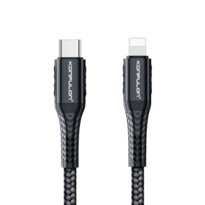 Konfulon kabl USB-C na Lightning Crni
