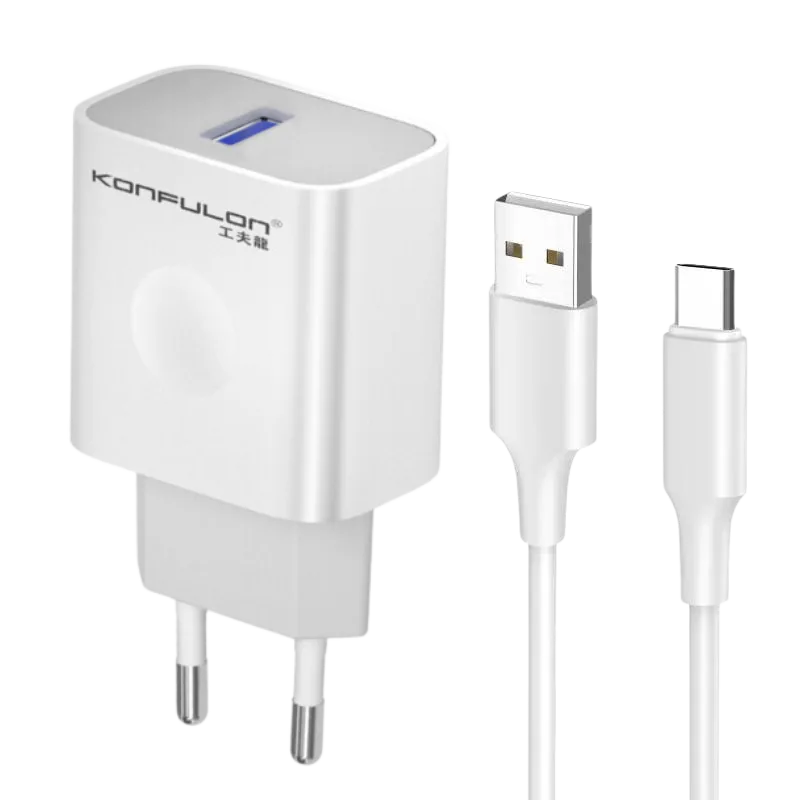 Konfulon kućni punjač sa USB-C kablom 25W