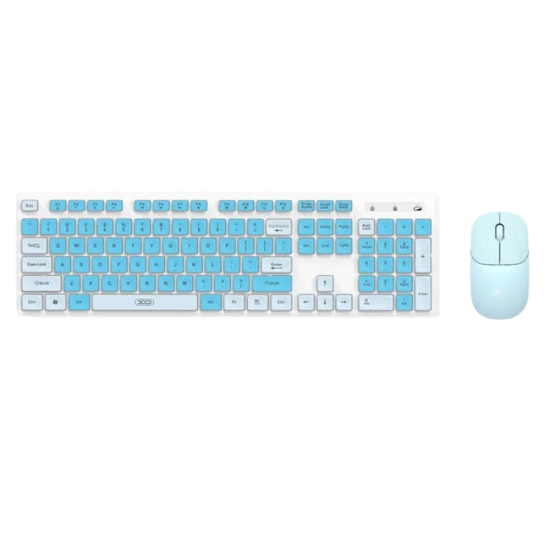 XO KB-05 bežična tastatura + miš Plava