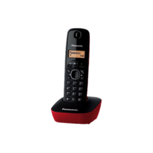 Panasonic 1611 fiksni telefon Crveni
