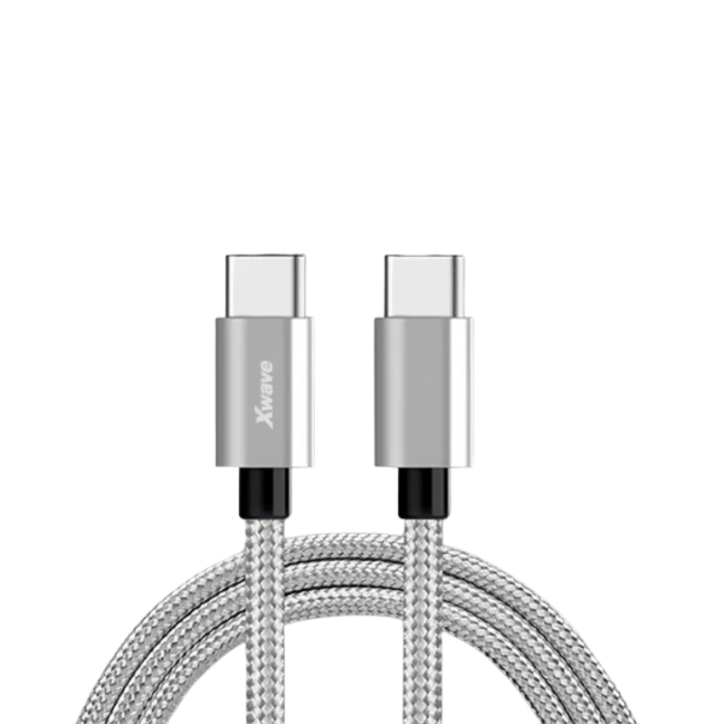 Xwave kabl USB-C na USB-C 2m Sivi