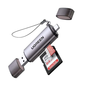 Ugreen čitač kartica CM185 Crni