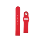 Silikonska narukvica za sat od 20mm-crvena-1