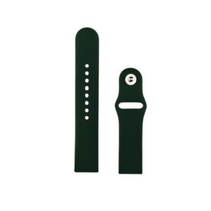 Silikonska narukvica za sat od 20mm-maslinasta-1