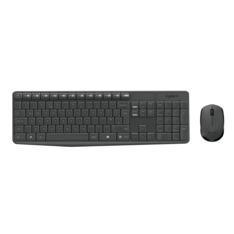 Logitech MK235 bežična tastatura + miš Crna