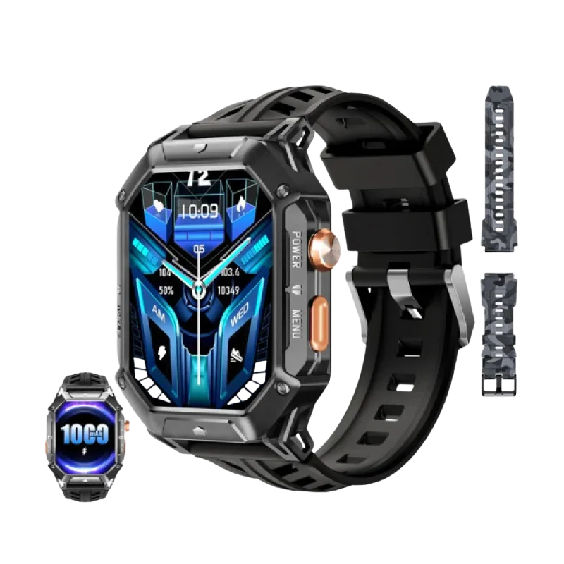 Oukitel BT80 pametni sat, Crni