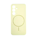 Silikonska futrola Magsafe LUX Samsung S25 + ŽUTA