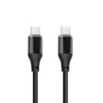 XO Kabl USB-C na USB-C NB-Q291B, 60W, 1m, Crni (ojačani pleteni)