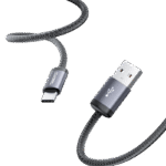 TRANYOO T-S20C Kabl USB-A na USB-C, 1m (ojačani), Crni