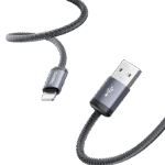 TRANYOO T-S20C Kabl USB-A na Lightning, 1m (ojačani), Crni