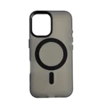 Zaštitna silikonska futrola (FLURO) za iPhone 16, Crna