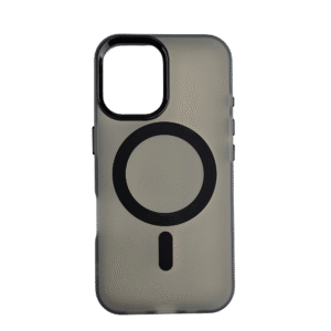 Zaštitna silikonska futrola (FLURO) za iPhone 16, Crna