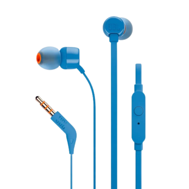 JBL Tune T110 žične slušalice, Plave