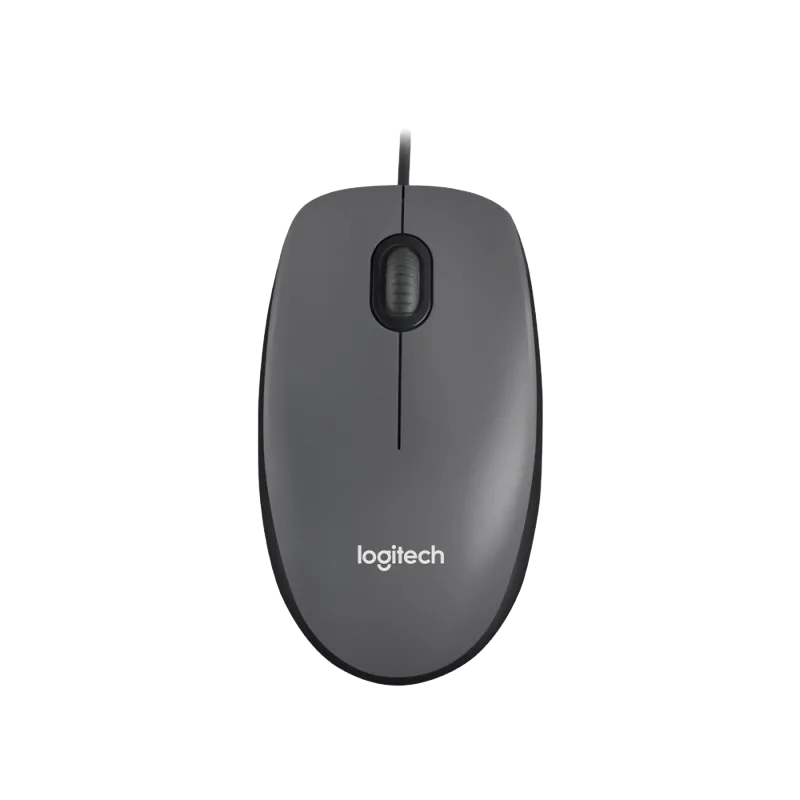 LOGITECH M90 Corded Mouse - GREY - USB-miš sivi - EWR2