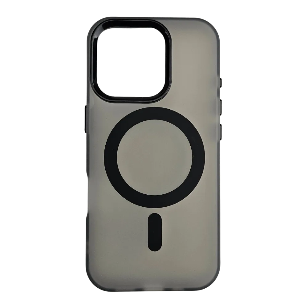 Zaštitna silikonska futrola (FLURO) za iPhone 16 Pro Max, Crna