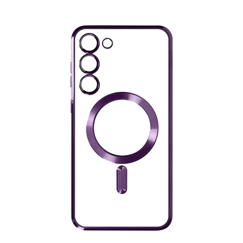 Silikonska futrola Magsafe SAMSUNG S25 LILA