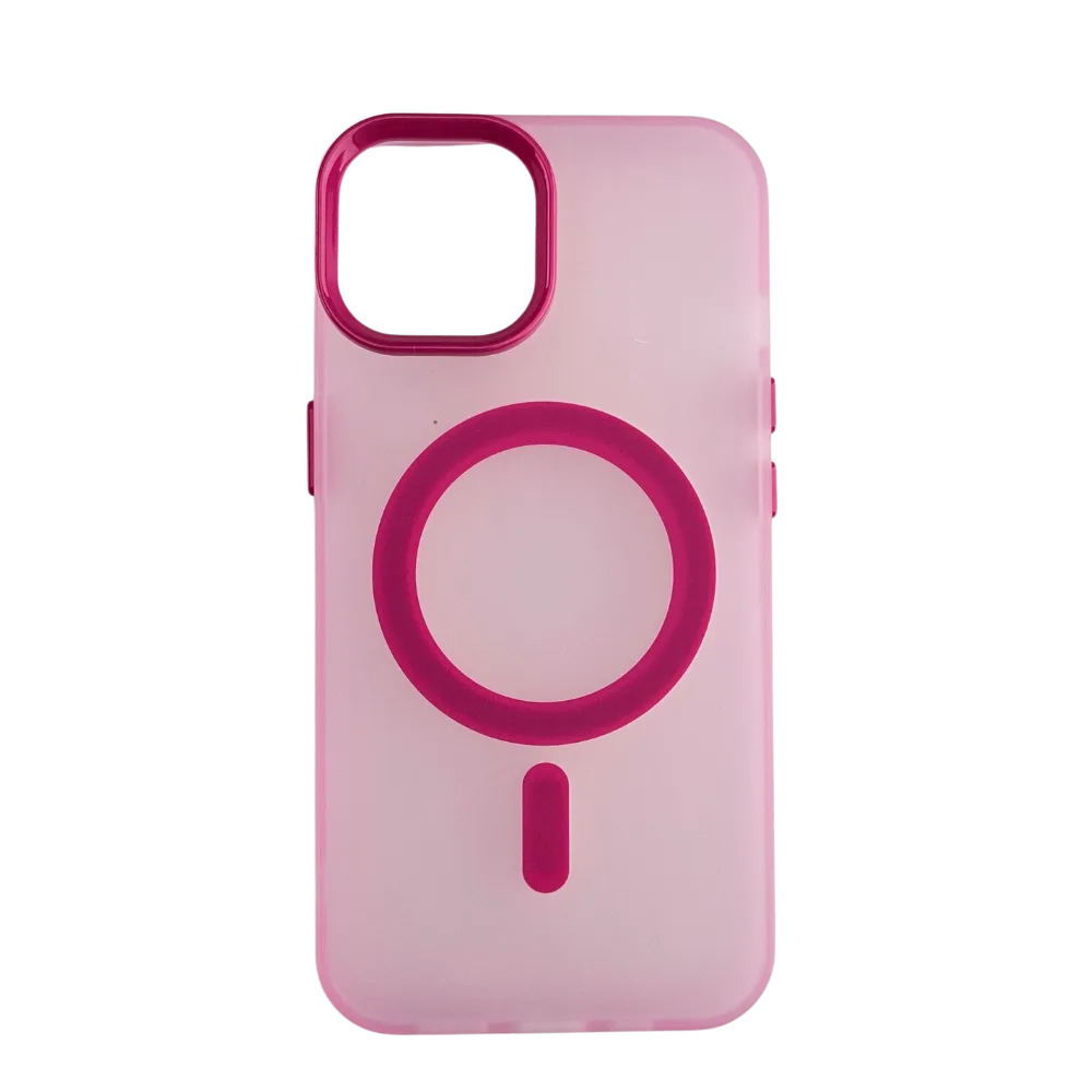 Zaštitna silikonska futrola (FLURO) za iPhone 13/14, Roze