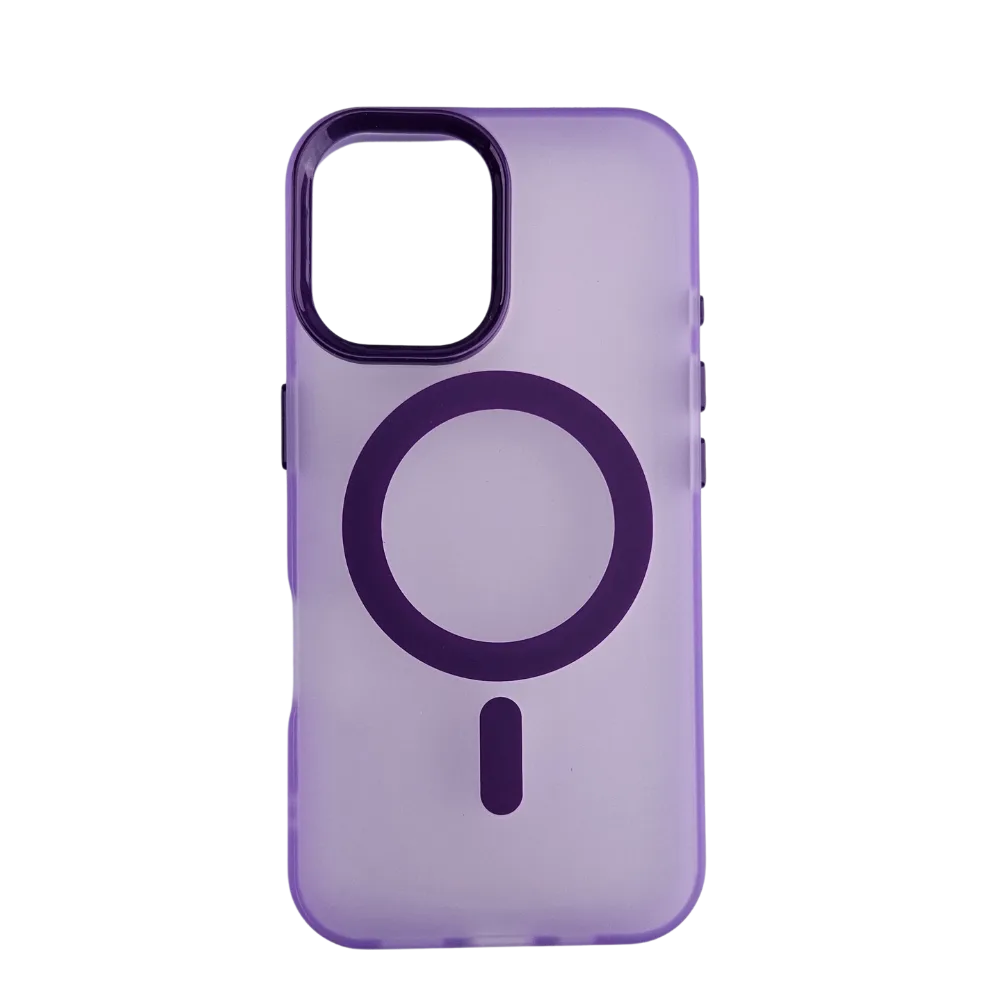 Zaštitna silikonska futrola (FLURO) za iPhone 16, Lila